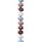 Multicolor Amethyst Glass Faceted Rondelle Beads, 10mm by Bead Landing&#x2122;